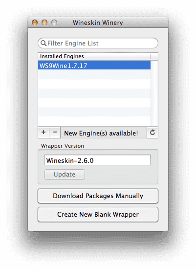 Wineskin mac 10.15